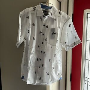 Disney Cruise Line Tommy Bahama collection Captain Mickey button down shirt